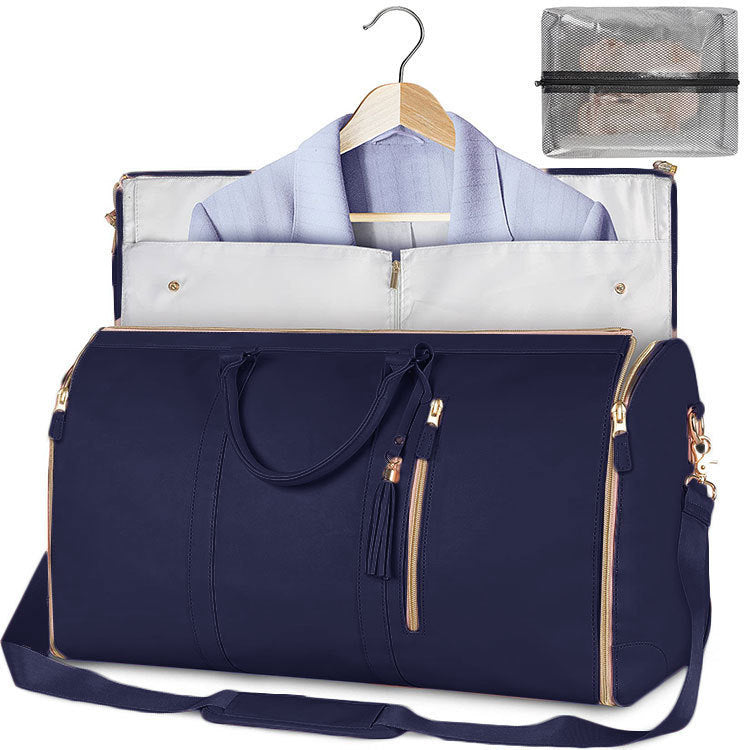 Large Capacity Travel Duffle Bag Women's Handbag Folding Suit Bag Waterproof Clothes Totes - My Store