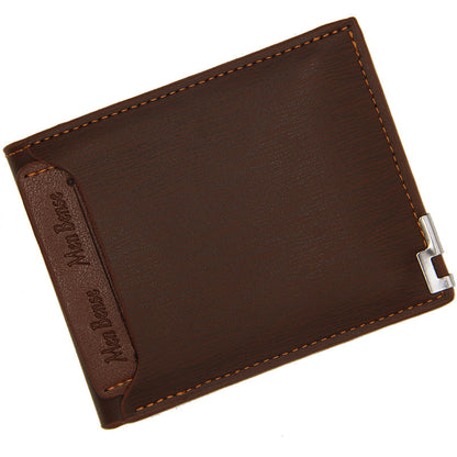 Multifunctional Fashionable And Casual Iron-edge Card-picking Wallet - Lumina shop