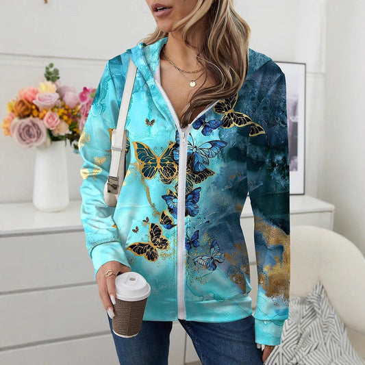 Amazon European And American Zipper Cardigan Fashion Casual - Lumina shop