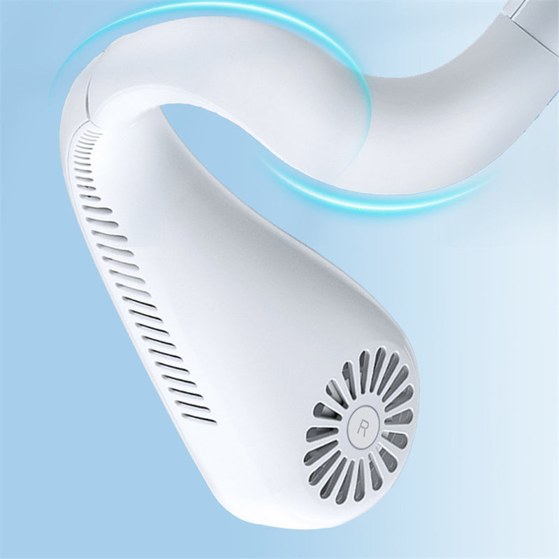 Rechargeable Neck Fan - Hands Free USB Mini Fan for Traveling, Outdoor, and Sports - Portable Lazy Bladeless Hanging Design - My Store