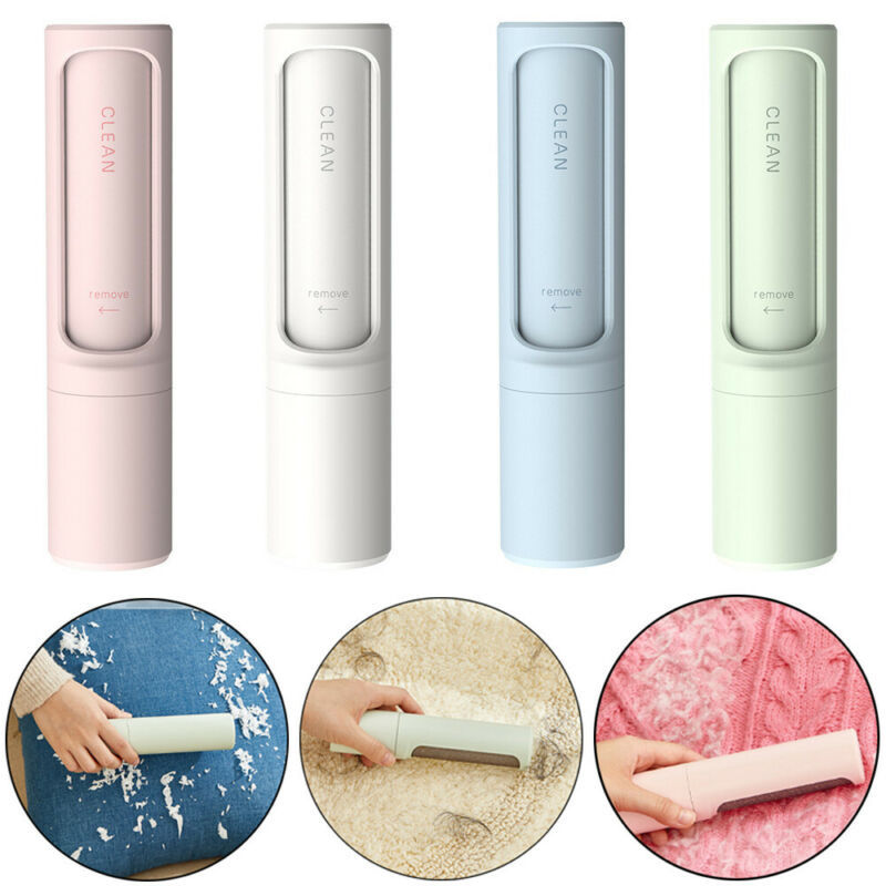 Rotating Cylinder Sticker Roller Electrostatic Brush Hair Removal Artifact Pet Hair Removal Brush Clothes Sticky Brush Hair Remover - Lumina shop
