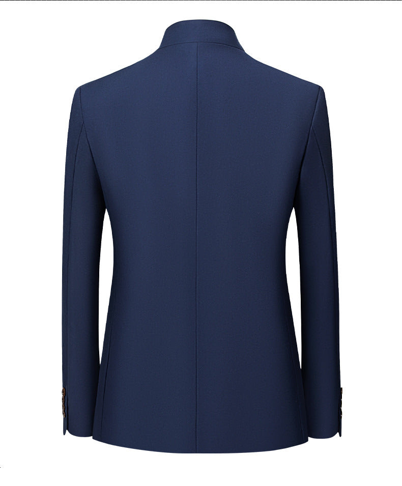 Men’s Retro Business Casual Suit Jacket – Plus Size Small Blazer for Office & Daily Wear | Luminashop