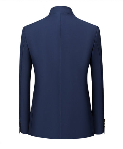 Men’s Retro Business Casual Suit Jacket – Plus Size Small Blazer for Office & Daily Wear | Luminashop