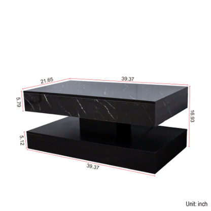 6.93IN High LED Coffee Table – Modern Living Room Centerpiece with Ambient Lighting | Luminashop