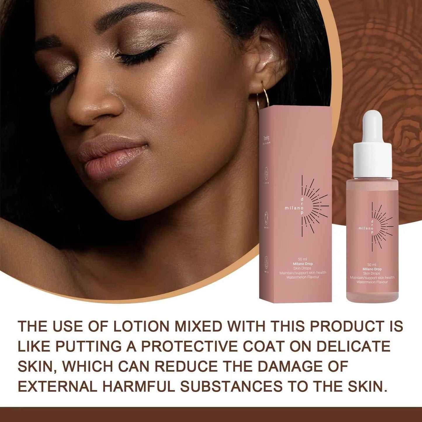 Tanning Face Serum Body Repair Skin Serum Dark Bronzer Self Tanning Serum Drops