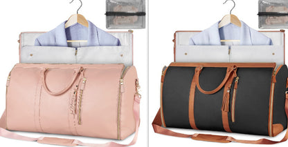 Large Capacity Travel Duffle Bag Women's Handbag Folding Suit Bag Waterproof Clothes Totes - My Store