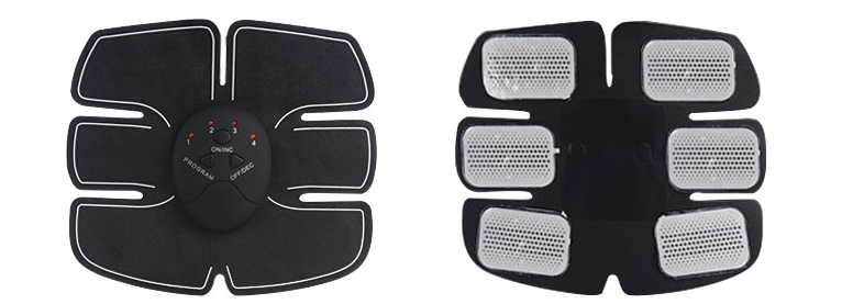 Smart Rechargeable Abdominal Patch – EMS Muscle Stimulator for Abs Toning & Fat Burning Fitness Training | Luminashop