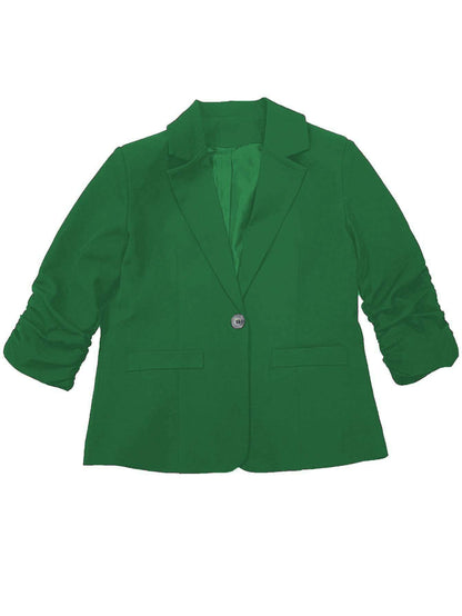 Women’s Business Suit Jacket – 3/4 Sleeve Casual Blazer for Office & Workwear | Luminashop