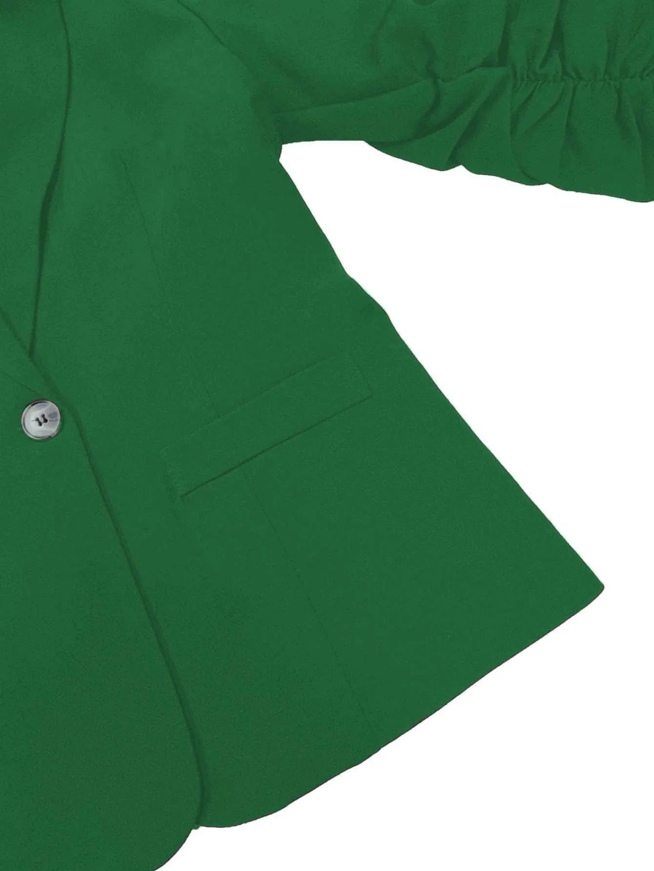 Women’s Business Suit Jacket – 3/4 Sleeve Casual Blazer for Office & Workwear | Luminashop