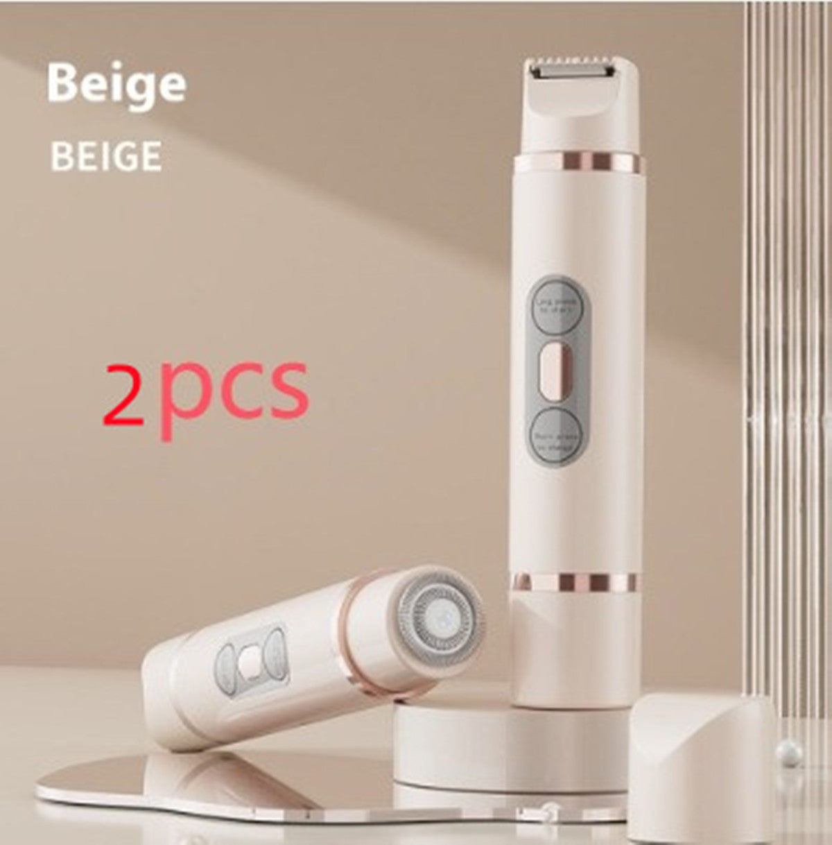 Dual-Head Electric Shaver Painless Women's Epilator Bikini Hair Removal Device Automatic Hair Trimmer Underarm Facial Lips Leg - Lumina shop