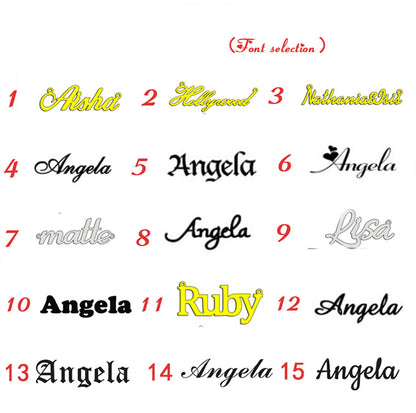 Custom Name Stud Earrings For Women Girl Stainless Steel Jewelry Personalized Nameplate Earrings Daily Wearing Accessories - Lumina shop