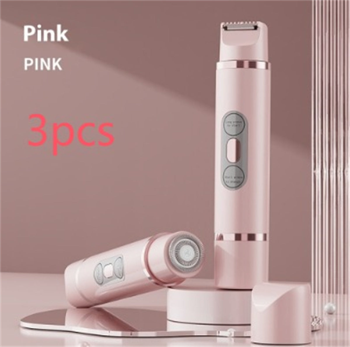 Dual-Head Electric Shaver Painless Women's Epilator Bikini Hair Removal Device Automatic Hair Trimmer Underarm Facial Lips Leg - Lumina shop