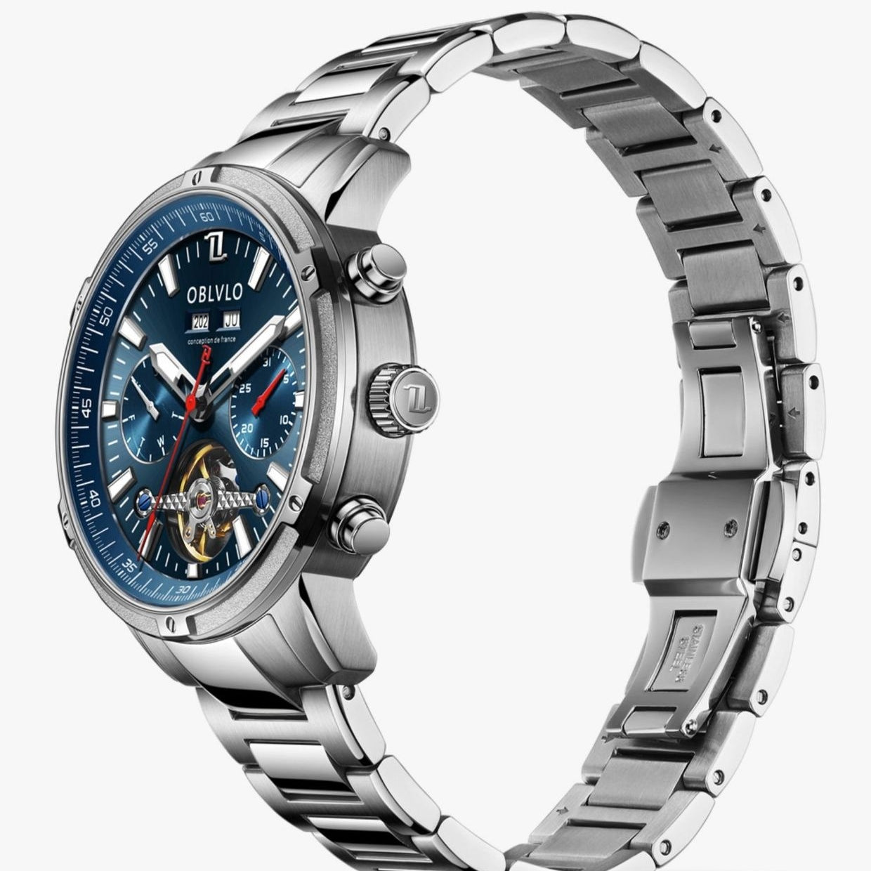 Men's Hollowed Fashion Watch - Multi-functional Style & Elegance - My Store