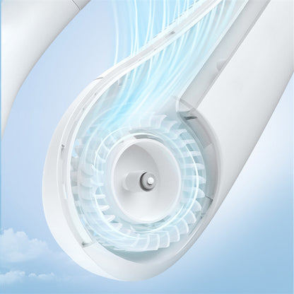 Rechargeable Neck Fan - Hands Free USB Mini Fan for Traveling, Outdoor, and Sports - Portable Lazy Bladeless Hanging Design - My Store